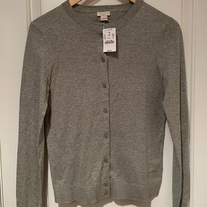 Gray cardigan from J Crew NWT